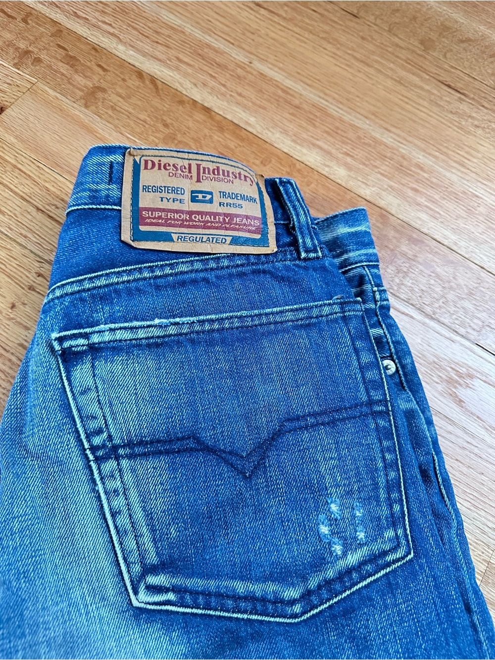 Vintage Diesel Industry Kratt Jeans Y2K Made Italy 30x29 2001 - Picture 2 of 13